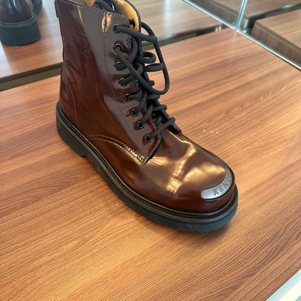 Kenzo Men's Brown Leather Boots